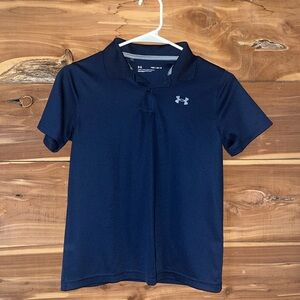 Under Armour Kids Navy Polo Shirt